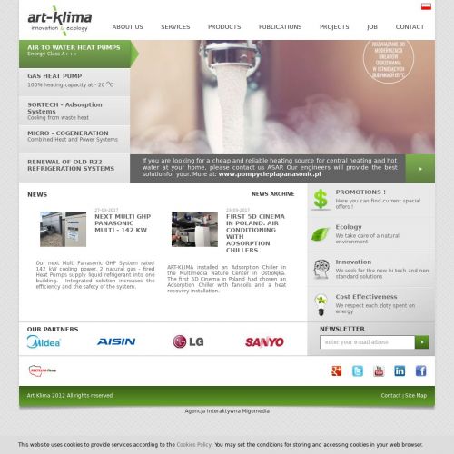 Serwis pomp ciepła panasonic - Warszawa