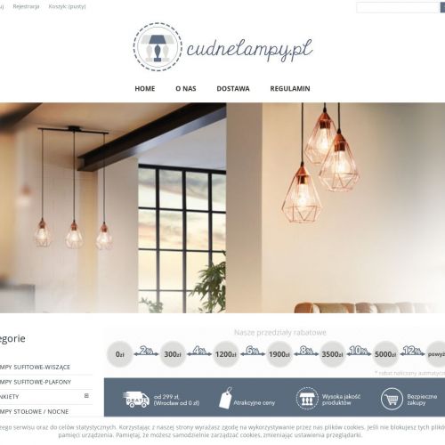 Lampy sufitowe wiszące - Wrocław