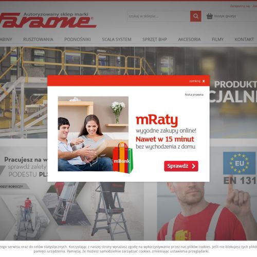 Rusztowanie faraone pontal