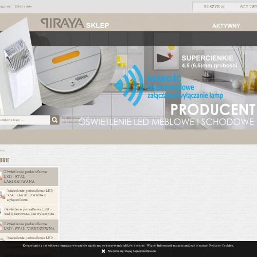 Oświetlenie do kuchni pod szafki