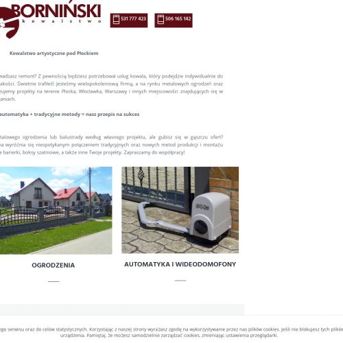 Włocławek - balustrady schodowe zewnętrzne