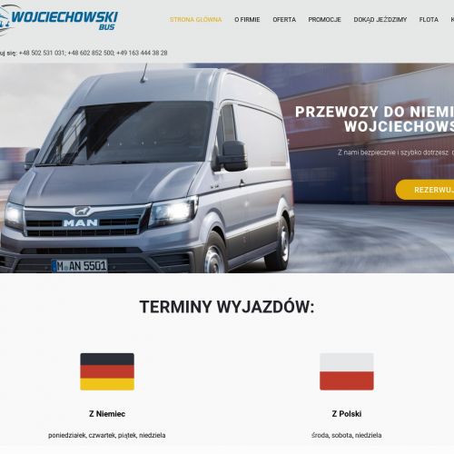Łęczna - transport osób polska niemcy