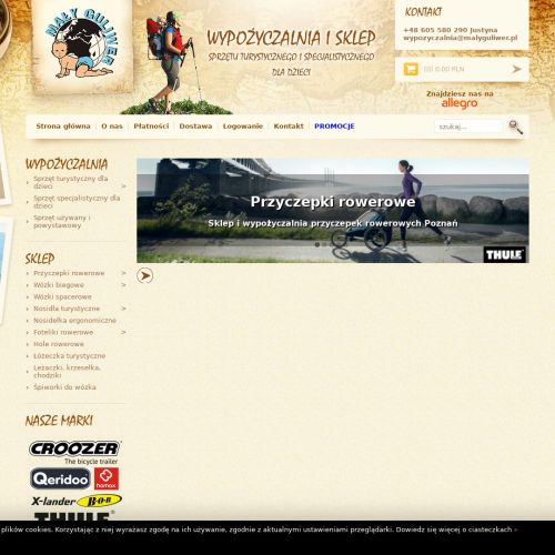 Croozer kid plus przyczepki rowerowe