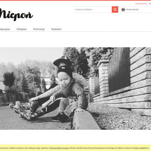 Sklep z ubraniami dla dziewczynek