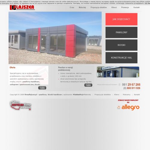 Oborniki - pawilony handlowe wielkopolska