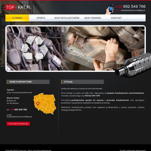 Katowice - recykling katalizatorów cena