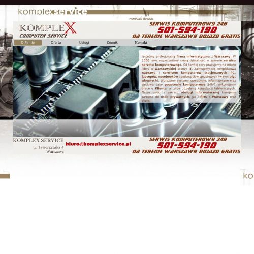 Serwis informatyczny - Warszawa
