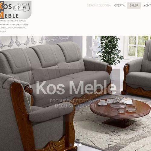 Zestaw wypoczynkowy ze skóry naturalnej - Wieruszów