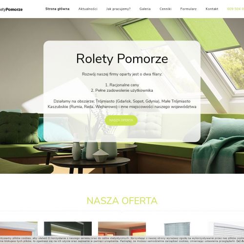 Rolety rzymskie Sopot