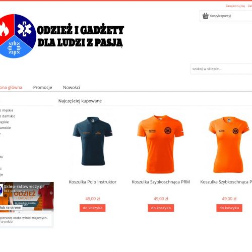 Koszulka damska szybkoschnąca szpitalny oddział ratunkowy