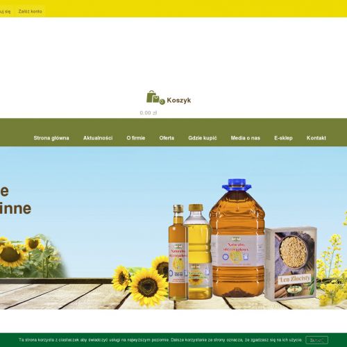 Świecie - oleje tłoczone na zimno nierafinowane