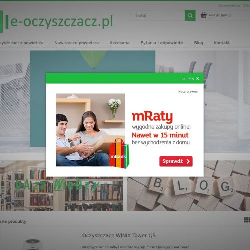 Oczyszczacz z jonizacją