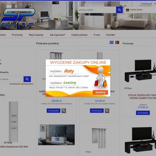 Meblościanka biała