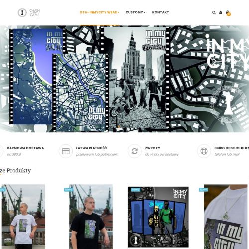 Srebrny łańcuch dla chłopaka