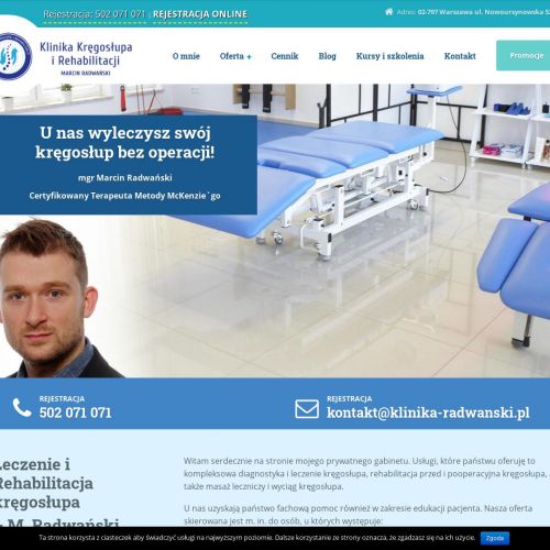 Rehabilitacja metodą mckenziego - Warszawa