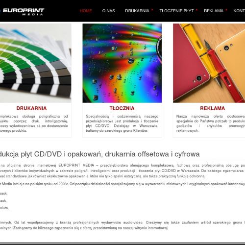 Drukarnia płyt cd - Warszawa