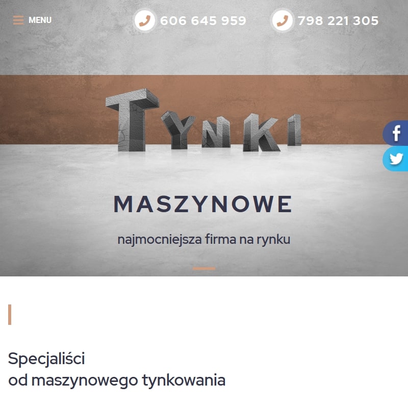 Tynkowanie maszynowe elewacjiturek - Gostynin