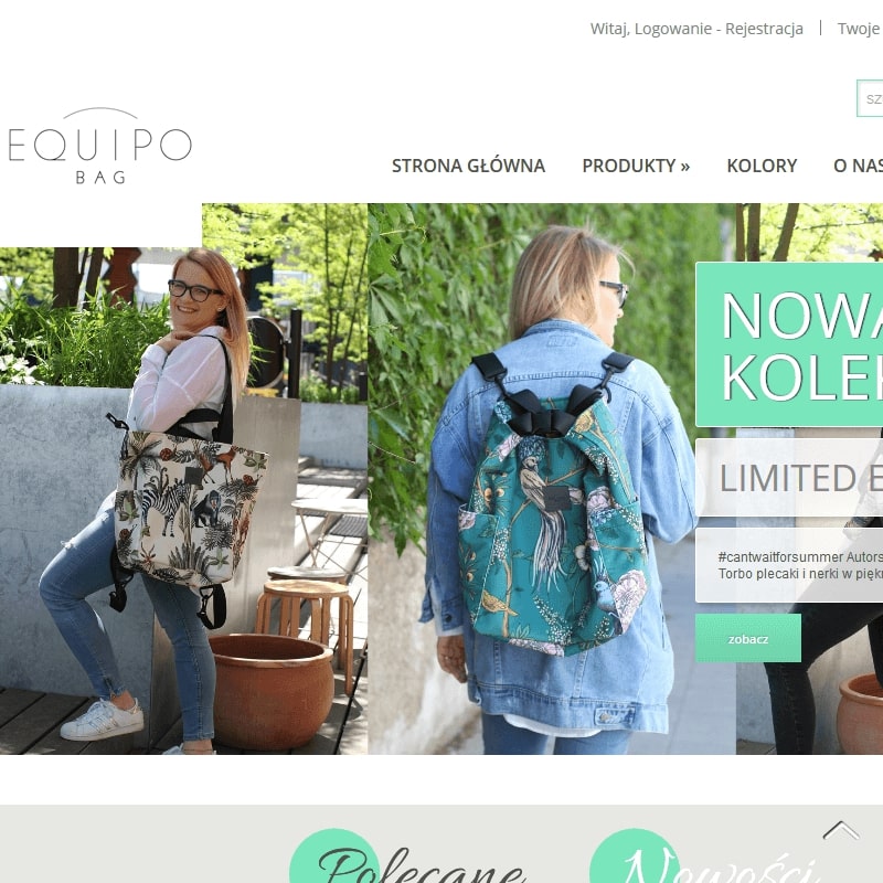 Poznań - plecakotorba handmade dla mamy