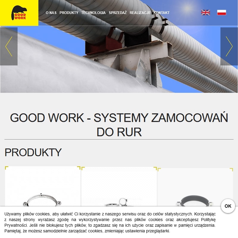 Mocowania do rury ze stali nierdzewnej - Warszawa