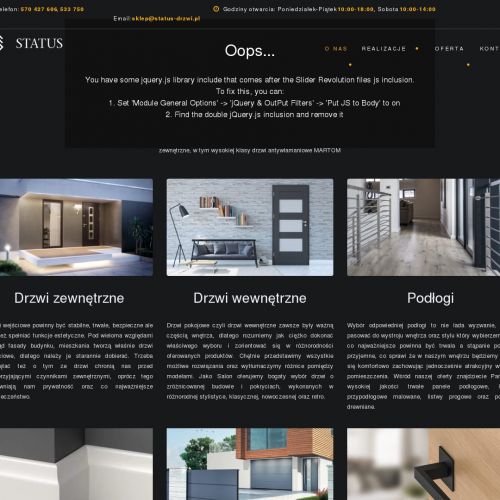 Drzwi wewnętrzne w Grodzisku Mazowieckim