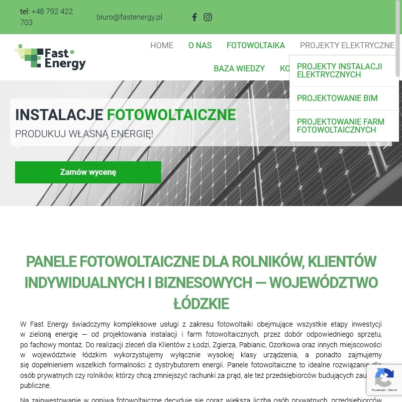 Aleksandrów łódzki - projekt wykonawczy instalacji elektrycznej