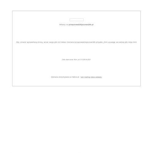 Poznań - firma transportowa cennik