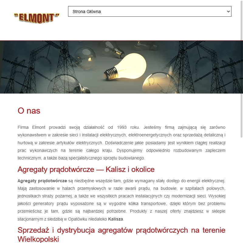 Agregaty prądotwórcze z automatycznym przełączaniem - Kalisz