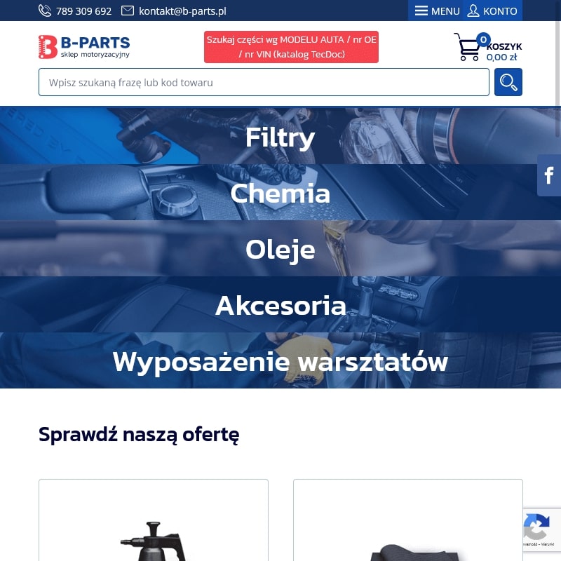 Filtr powietrza golf 5