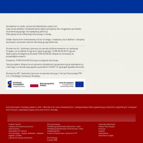 Drukarnia broszur - Warszawa