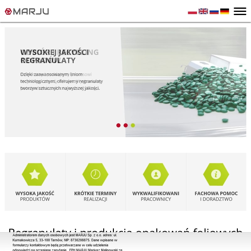 Tarnów - producent folii budowlanej