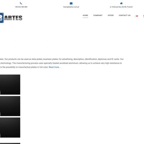 Tabliczki znamionowe z aluminium w Poznaniu