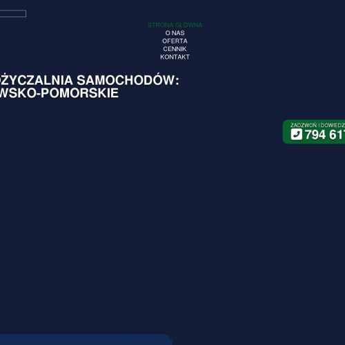 Inowrocław - wynajem samochodów toruń cennik