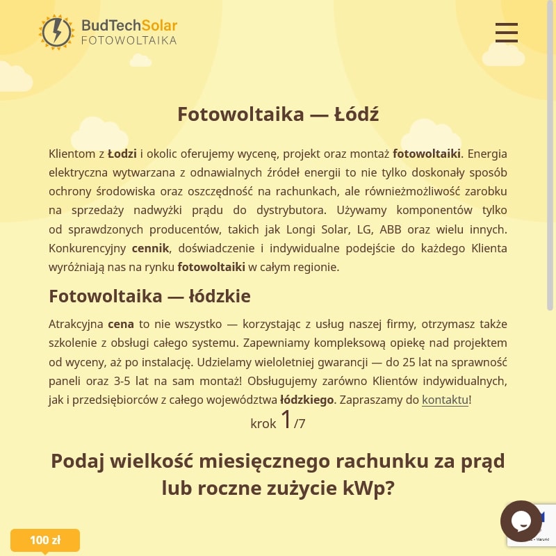 Fotowoltaika 10kw w Łodzi