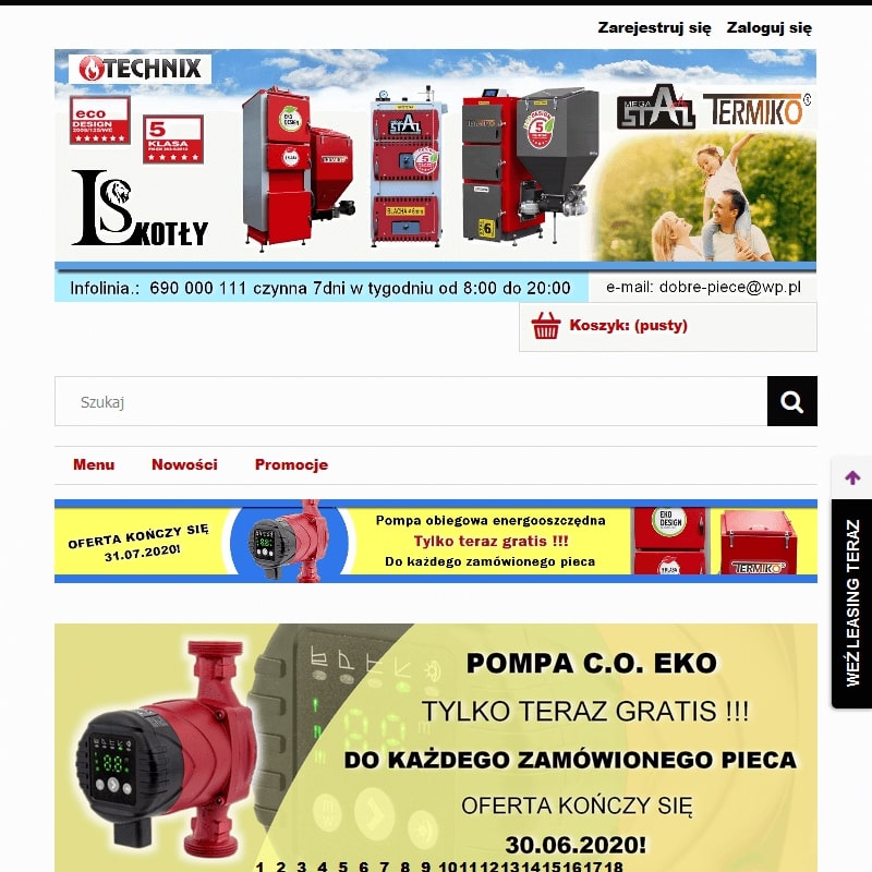 Kocioł z podajnikiem - Pleszew