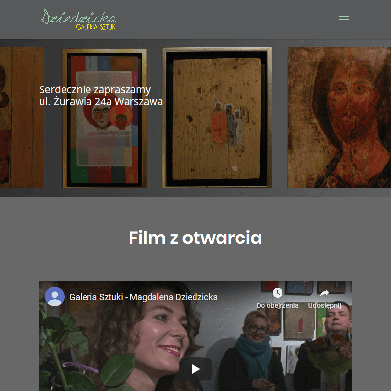 Obrazy malowane na desce