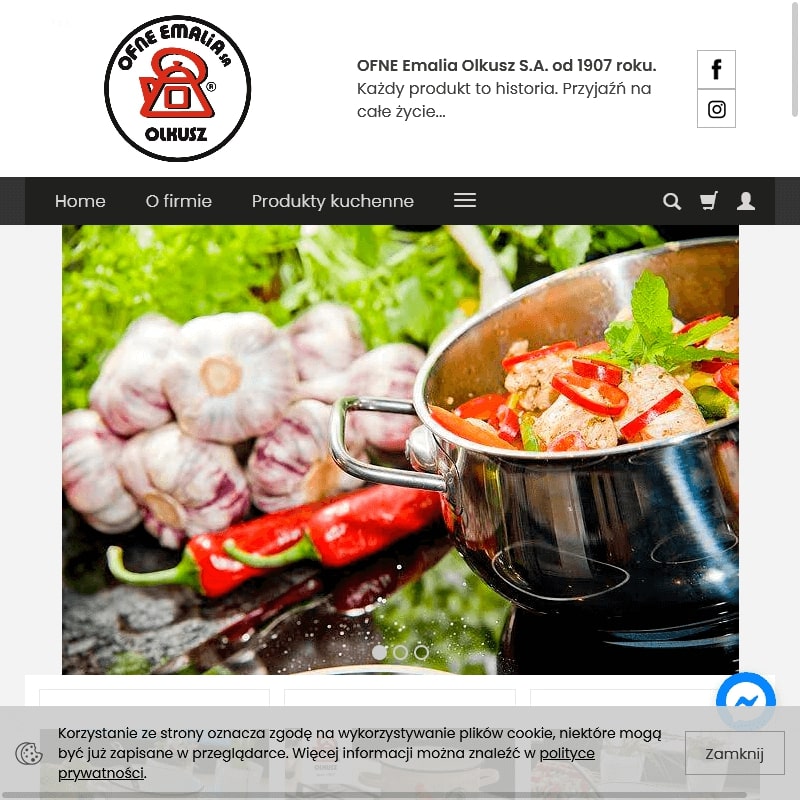 Naczynia emaliowane Olkusz