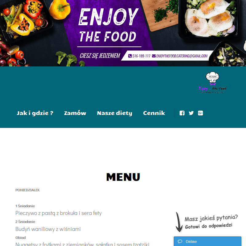 Catering fitness w Poznaniu