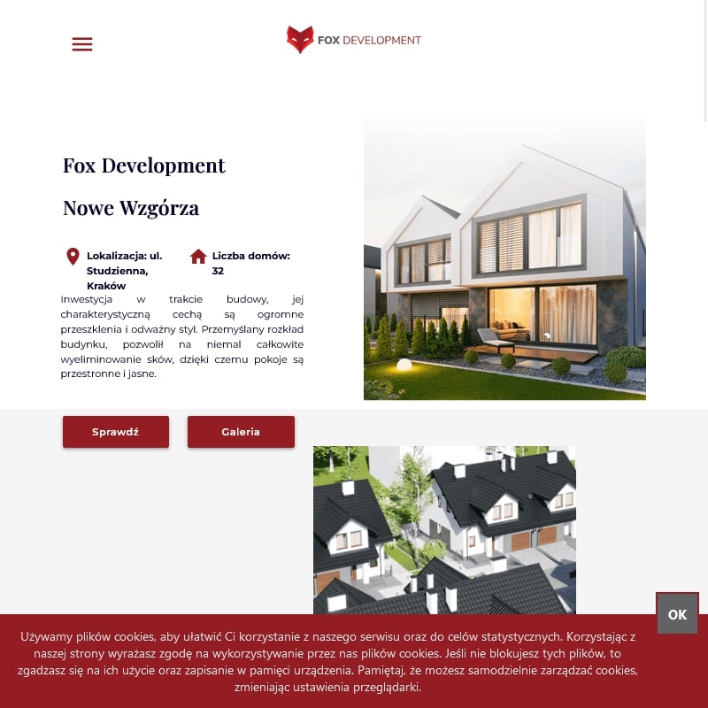 Kraków - domy w zabudowie bliźniaczej