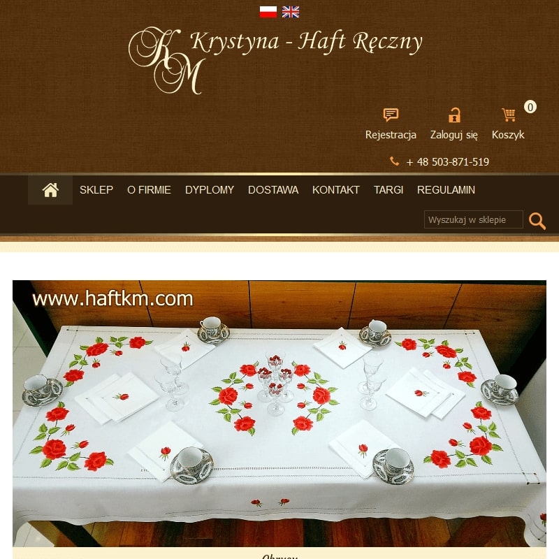 Haft ręczny na zamówienie