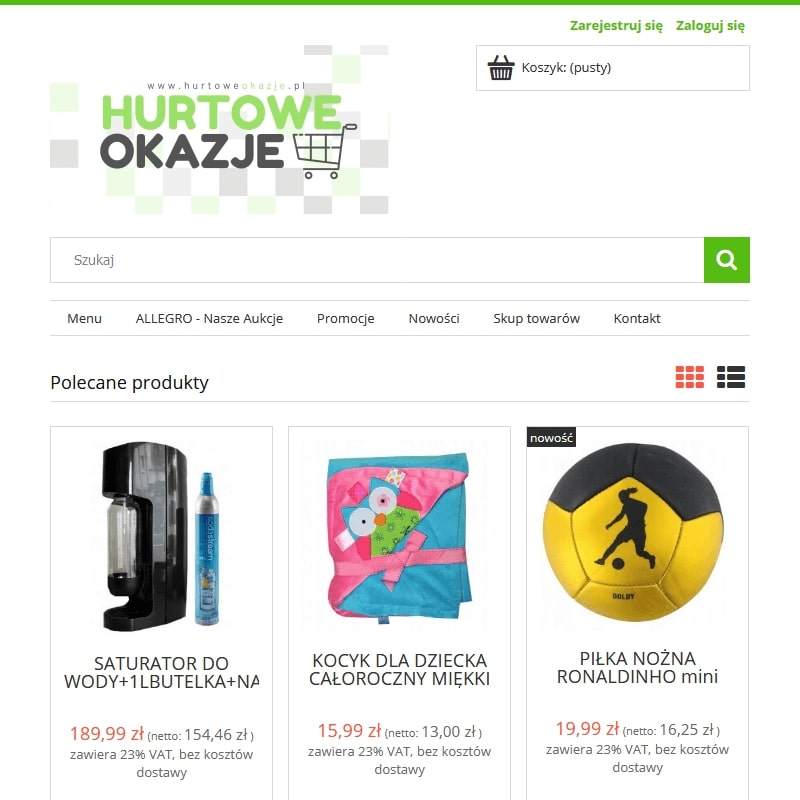 Skup stoków