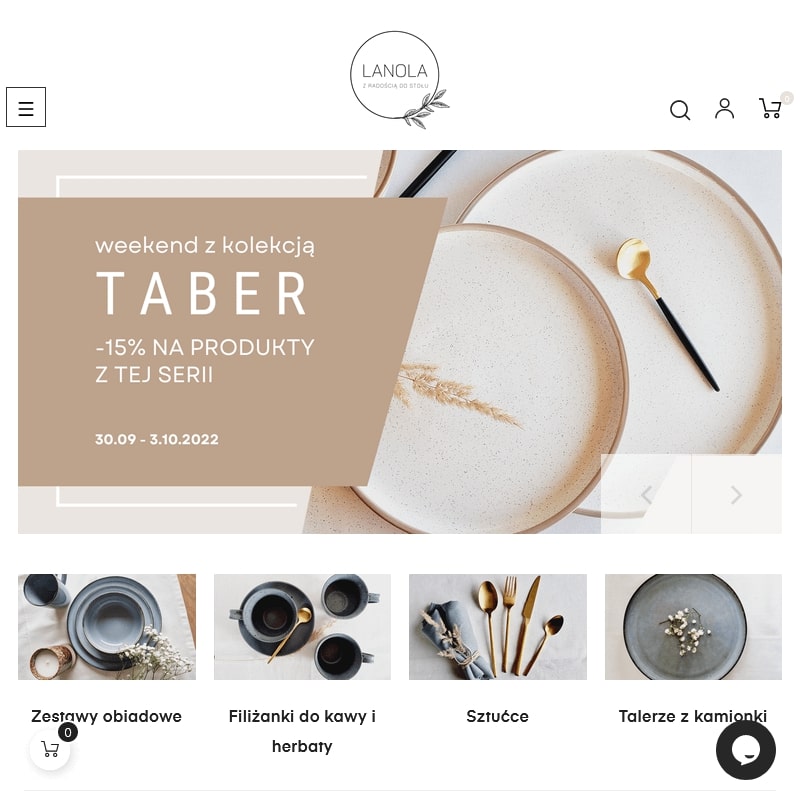 Zestaw obiadowy folklor