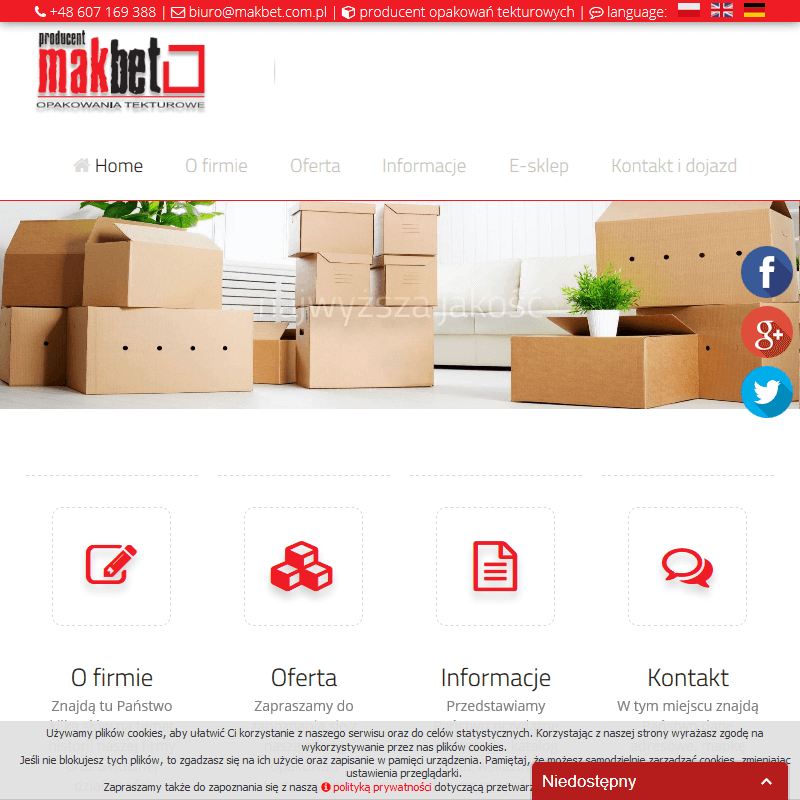 Producent kartonów łódź w Kaliszu