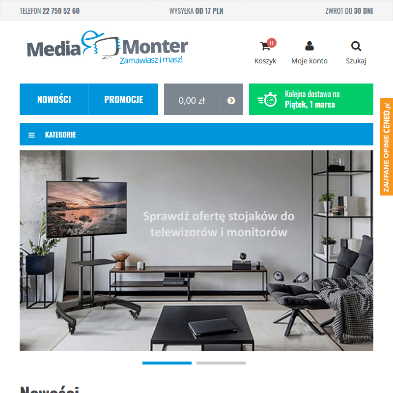 Uchwyt do głośników