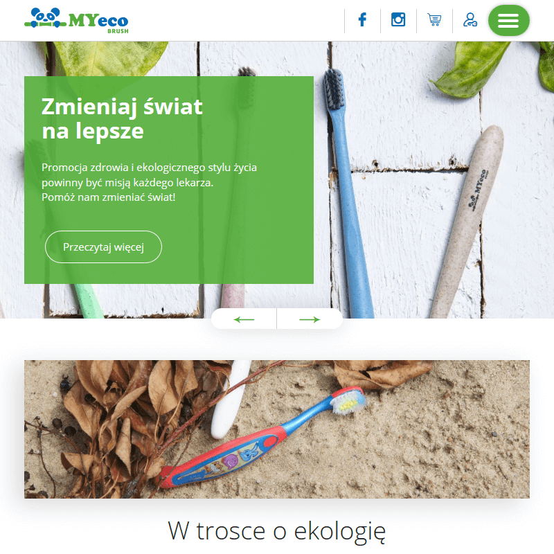 Naturalna szczoteczka do zębów - Warszawa