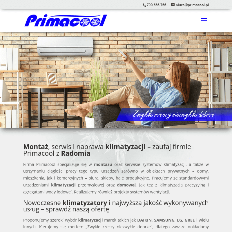 Klimatyzacja domowa - Radom