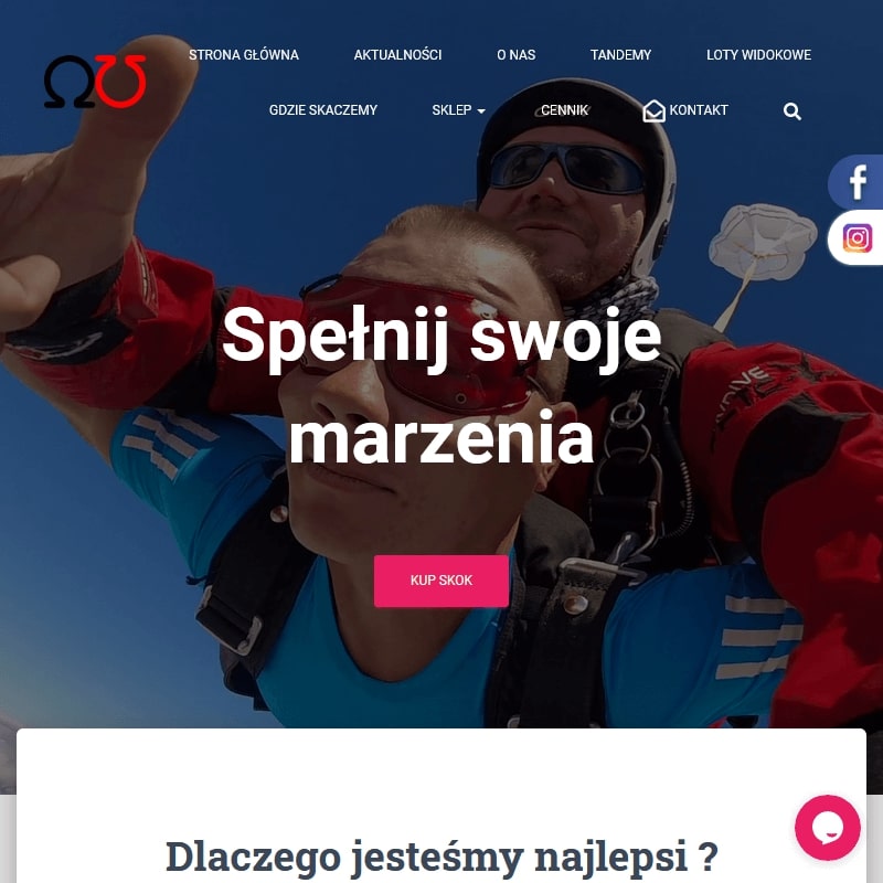 Skok ze spadochronem rybnik groupon w Rybniku