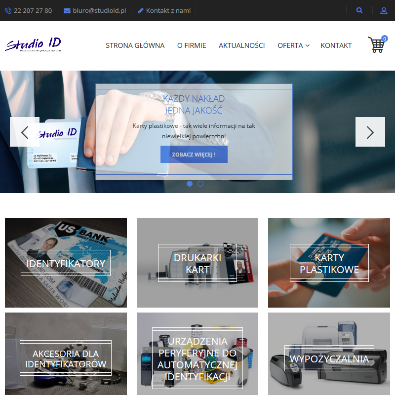 Etui na identyfikator ze smyczą - Warszawa