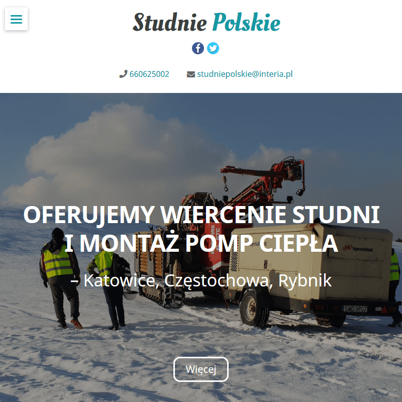 Bielsko Biała - studnie głębinowe
