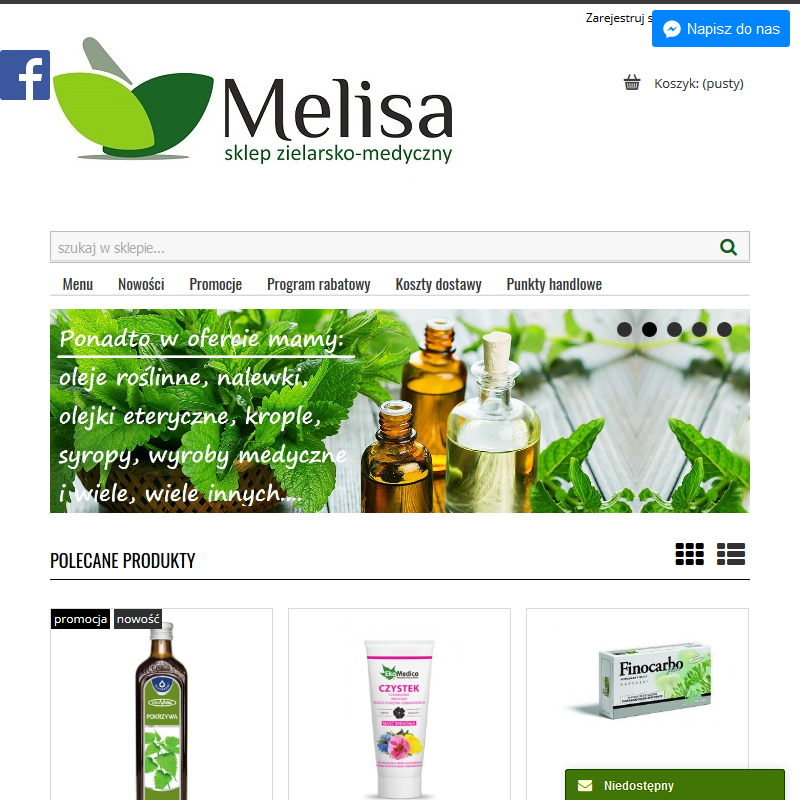 Ostrożeń sklep zielarski - Warszawa