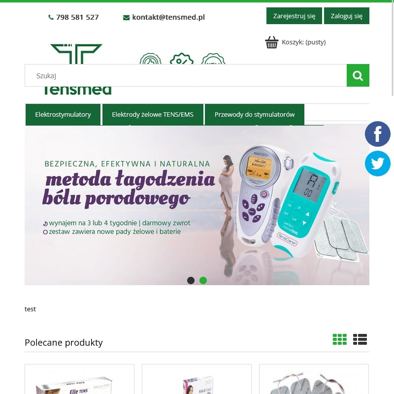 Elektrody żelowe tens